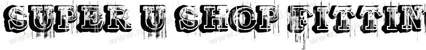 SUPER U SHOP FITTING字体转换